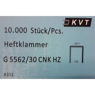 Heftklammer Typ G5562 30 mm 10.000 Stück / Karton